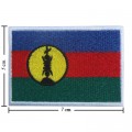 New Caledonia Nation Flag Style-1 Embroidered Sew On Patch