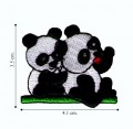 Panda Bear Style-2 Embroidered Sew On Patch