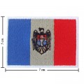 Moldova Nation Flag Style-1 Embroidered Sew On Patch