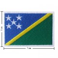 Solomon Islands Nation Flag Style-1 Embroidered Sew On Patch