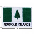 Norfolk Nation Flag Style-2 Embroidered Sew On Patch