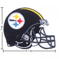 Pittsburgh Steelers Helmet Style-1 Embroidered Iron On/Sew On Patch