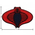 GI Joe Cobra Style-1 Embroidered Sew On Patch