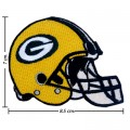 Green Bay Packers Helmet Style-1 Embroidered Iron On/Sew On Patch