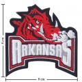 Arkansas Razorbacks Style-1 Embroidered Iron On/Sew On Patch