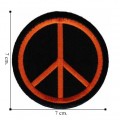 Peace Symbol Style-3 Embroidered Sew On Patch