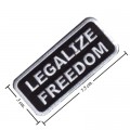 Legalize Freedom Style-2 Embroidered Sew On Patch