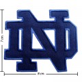 Notre Dame Fighting Irish Style-1 Embroidered Iron On/Sew On Patch