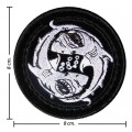 Double Shark Style-1 Embroidered Sew On Patch
