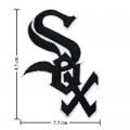 Chicago White Sox Style-1 Embroidered Iron On/Sew On Patch