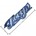 Toronto Blue Jays Style-1 Embroidered Iron On/Sew On Patch