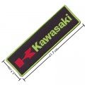 Kawasaki Motorcycle Style-4 Embroidered Sew On Patch