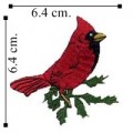 Cardinal Style-1 Embroidered Sew On Patch