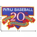 MLB Baseball 20th Anniversary 1983-2003 Embroidered Iron On/Sew On Patch