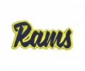 Los Angeles Rams - 14 Embroidered Iron On Patch