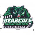 Binghamton Bearcats Style-1 Embroidered Iron On/Sew On Patch