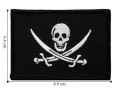 Jolly Roger Flag Style-2 Embroidered Sew On Patch
