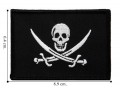Jolly Roger Flag Style-2 Embroidered Sew On Patch