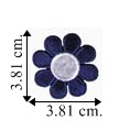 Colored Daisy Style-4 Embroidered Sew On Patch