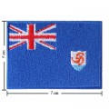 Anguilla Nation Flag Style-1 Embroidered Sew On Patch