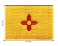 New Mexico State Flag Embroidered Sew On Patch