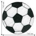 Soccer Ball Embroidered Sew On Patch