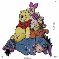 Winnie The Pooh and The Gang Set 2 Embroidered Sew On Patch