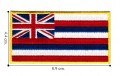 Hawaii State Flag Embroidered Sew On Patch