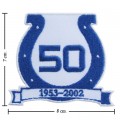 Indianapolis Colts Anniversary Style-1 Embroidered Iron On/Sew On Patch