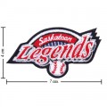 Saskatoon Legends Style-1 Embroidered Iron On/Sew On Patch