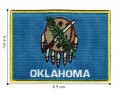 Oklahoma State Flag Embroidered Sew On Patch