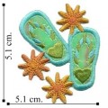 Flip Flops Style-1 Embroidered Sew On Patch