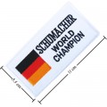 Schumacher World Champion Style-1 Embroidered Sew On Patch