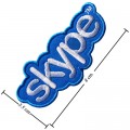 Skype Style-1 Embroidered Sew On Patch