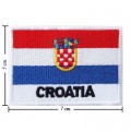 Croatia Nation Flag Style-2 Embroidered Sew On Patch