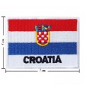 Croatia Nation Flag Style-2 Embroidered Sew On Patch