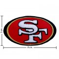 San Francisco 49ers Style-1 Embroidered Iron On/Sew On Patch