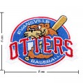 Evansville Otters Style-1 Embroidered Iron On/Sew On Patch