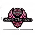Harley Davidson Diva Wings Patch Embroidered Sew On Patch