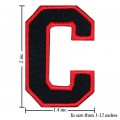 Alphabet C Style-1 Embroidered Sew On Patch