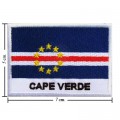 Cape Verde Nation Flag Style-2 Embroidered Sew On Patch