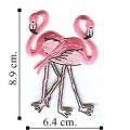 Flamingo Bird Style-3 Embroidered Sew On Patch