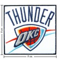 Oklahoma City Thunder Style-1 Embroidered Sew On Patch