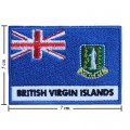 Virgin Islands British Nation Flag Style-2 Embroidered Sew On Patch