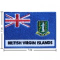 Virgin Islands British Nation Flag Style-2 Embroidered Sew On Patch