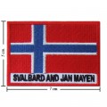 Svalbard And Janmayen Nation Flag Style-2 Embroidered Sew On Patch