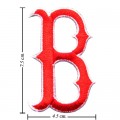 Boston Red Sox Style-3 Embroidered Iron On/Sew On Patch