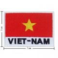 Vietnam Nation Flag Style-2 Embroidered Sew On Patch