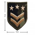 US Army Stripe Style-2 Embroidered Sew On Patch