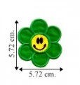 Colored Daisy Style-16 Embroidered Sew On Patch